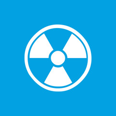 Nuclear white icon