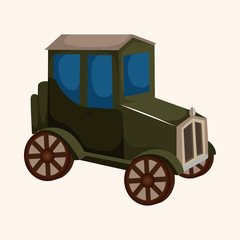 transportation car theme elements