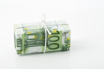 100 Euroschein, Sparpaket, Symbolbild