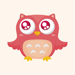 bird cartoon theme elements