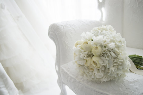 Waiting room of the bride