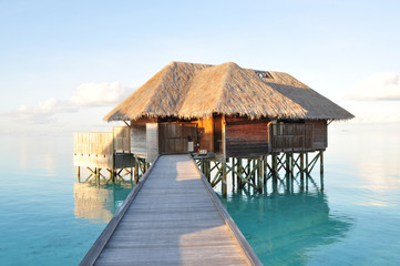 Luxury water villa, Maldives