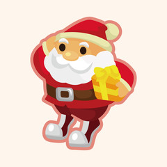 santa claus theme elements