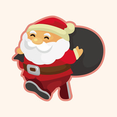 santa claus theme elements