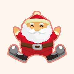 santa claus theme elements