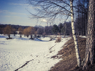 Пейзам с мостом © finnik