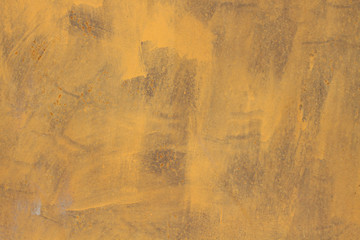 Old yellow wall with paint grunge background