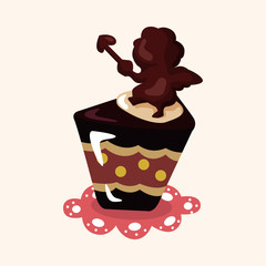 decorating cake theme elements