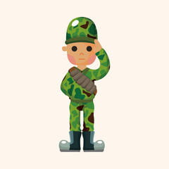 people theme soldier elements