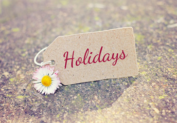 Naklejka premium outdoor greeting card with text - holidays