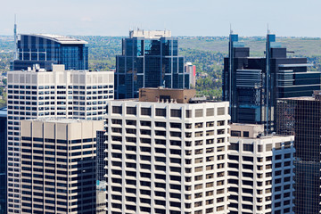 Modern downtown of Calgary