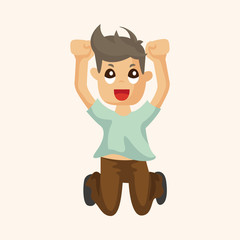 jumping person theme elements