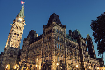 Fototapeta na wymiar Canada Parliament Building