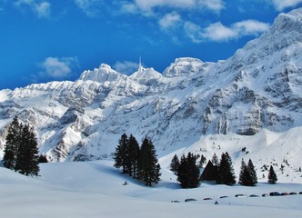 Fototapeta na wymiar Winter im Alpstein