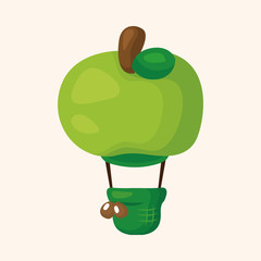 style hot air balloon theme elements