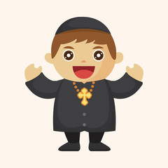 pastor and nun theme elements