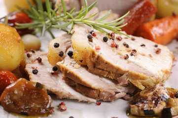 roasted pork