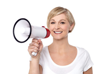 Naklejka premium Important announcement for all.