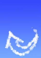 Cloud in the form of arrow