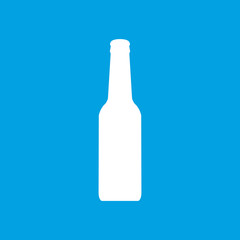 Bottle white icon