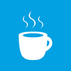 Coffee white icon