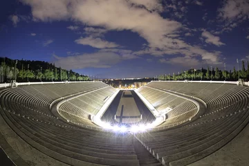 Fotobehang Panatheense Olympisch Stadion in Athene, Griekenland © Tomas Marek