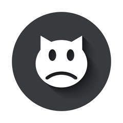 Vector modern  gray circle icon