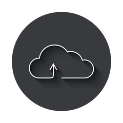 Vector modern  gray circle icon