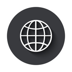 Vector modern  gray circle icon