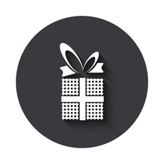 Vector modern  gray circle icon