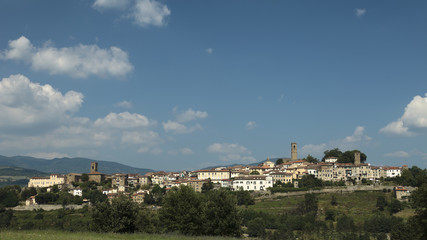 Fototapeta premium Panoramica su Poppi