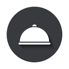 Vector modern  gray circle icon