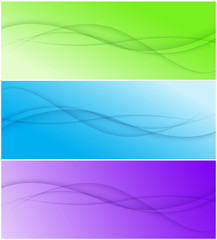 Collection banners. Сolorful background. Vector illustration