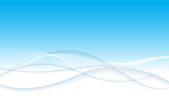 Modern Abstract Blue Swoosh Wave Certificate Background. Vector