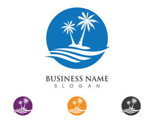 Fototapeta na wymiar Beach Logo 1