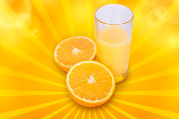 Fresh orange juice