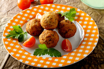 Meatballs with fresh fish