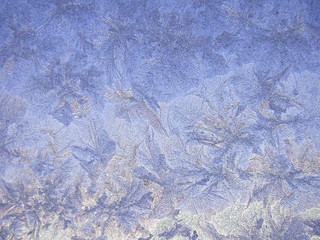 Winter Frosted Glass