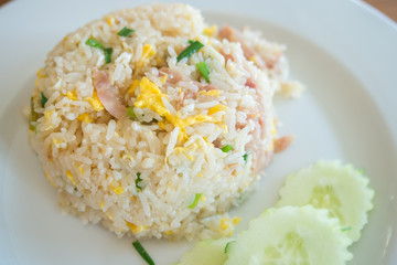 fried rice with meat