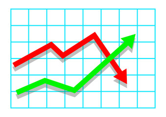 Graph with two arrows