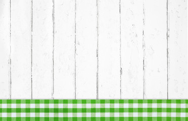 Rustikaler Shabby chic Landhausstil Hintergrund weiß grün