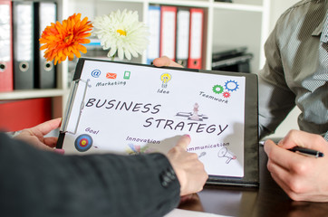 Business strategy concept