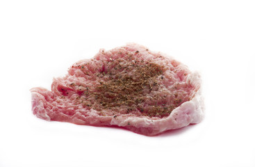 Raw meat