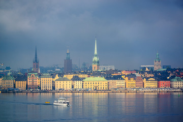 Fototapeta premium Stockholm, Sweden Skyline from the Waterfront