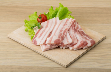 Sliced bacon