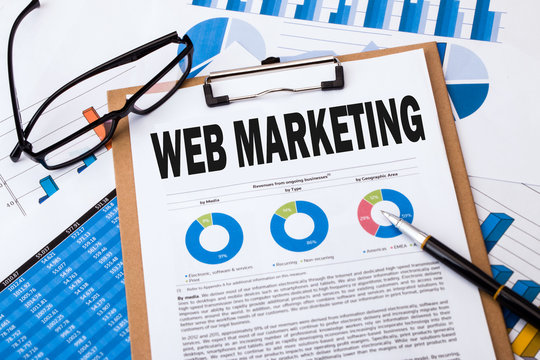web marketing analysis concept