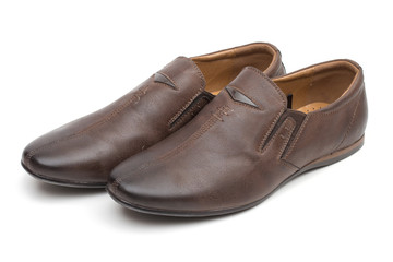 shoes on the white background