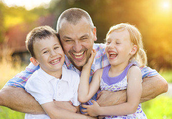 Fototapeta premium Happy family