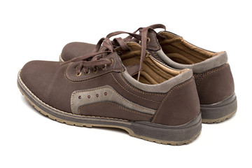 shoes on the white background