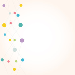 Network color technology communication background